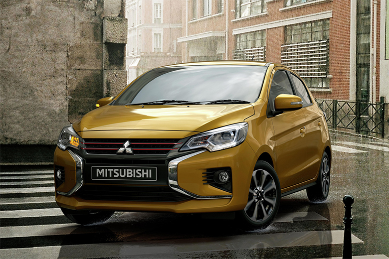 Mitsubishi Mirage vàng