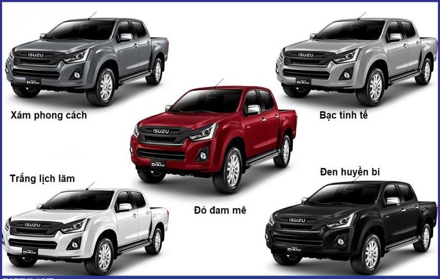 Các mẫu bán tải Isuzu Các mẫu bán tải Isuzu
