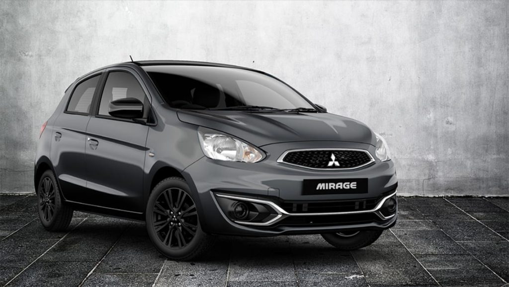 Mitsubishi Mirage đen